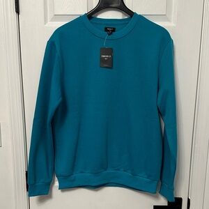 Forever 21 Men's Vibrant Blue Crewneck Sweater